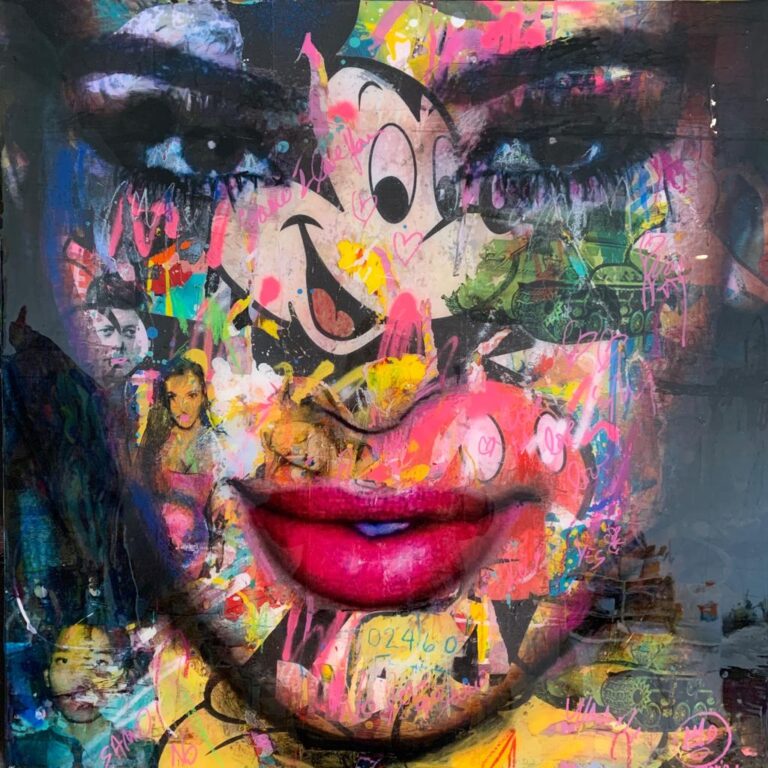 Maria De Campos _Kim Kardashian 80 x 80 cm