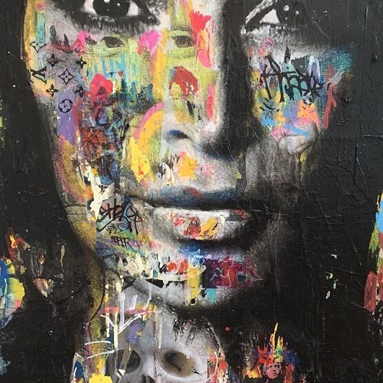 Maria De Campos _Kim Skull_140 x 70 cm