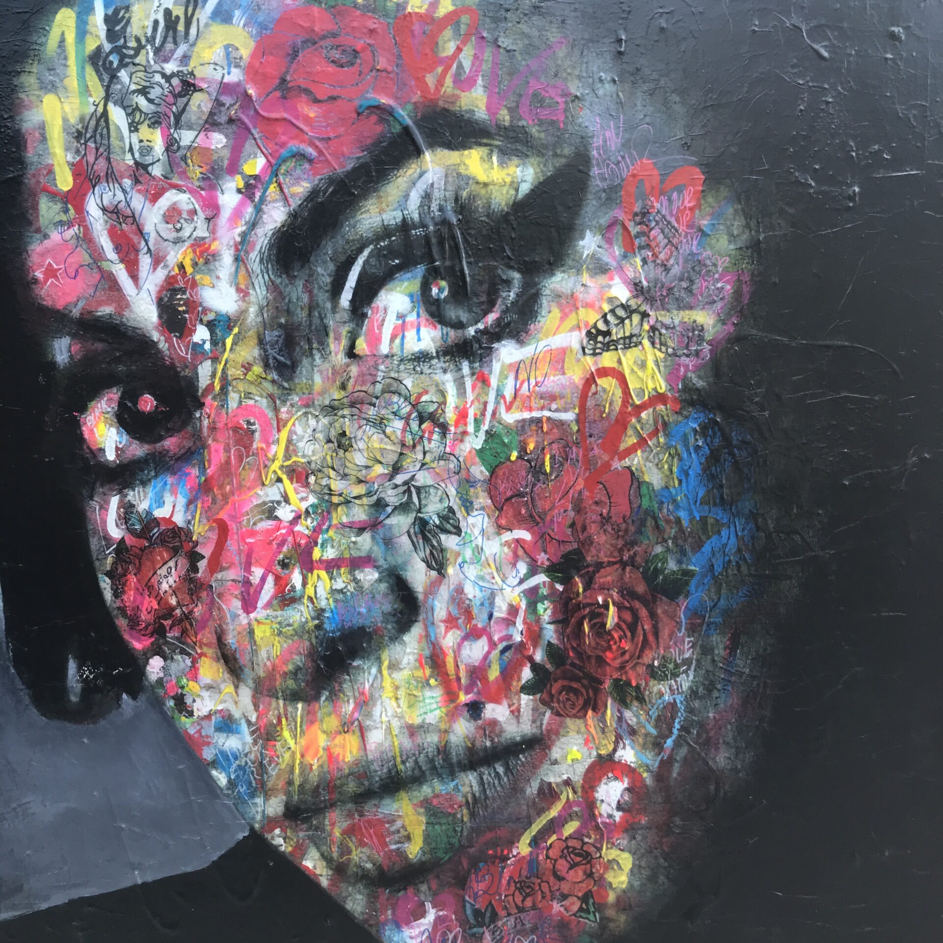 Maria De Campos_Amy Back to Black_120 cm x 120 cm