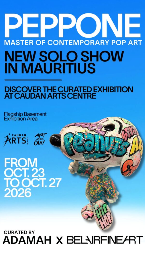 Peppone - solo exhibition (portrait) Mauritius